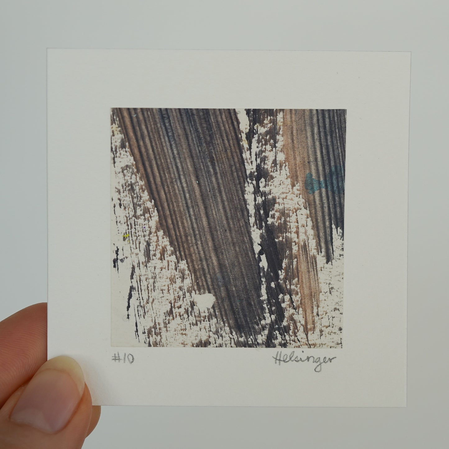 3"x3" Original Art: "A Piece of the Process No. 10"