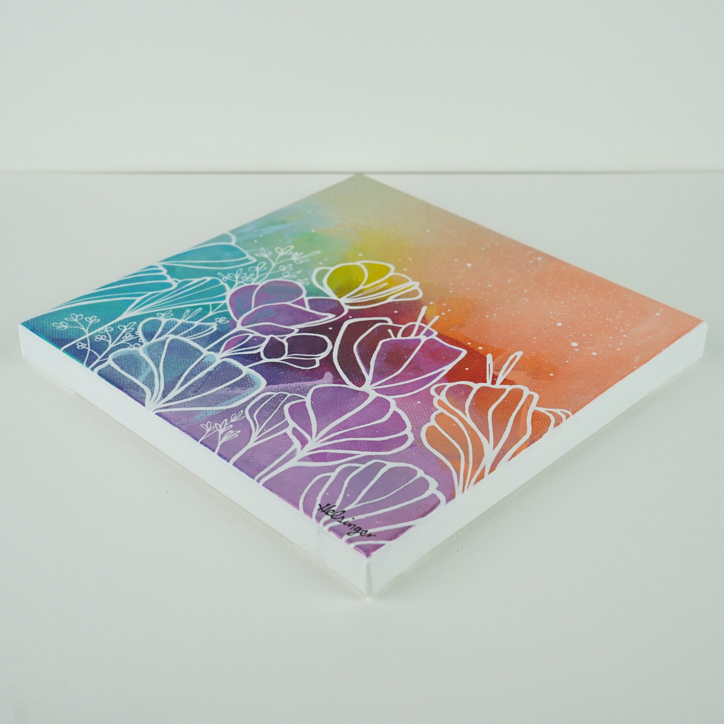 8"x8" Original Painting: "Abundant Bloom XX"
