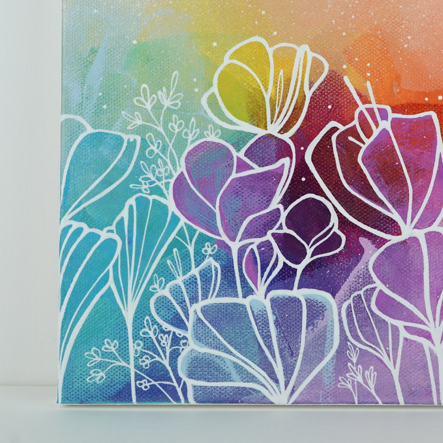 8"x8" Original Painting: "Abundant Bloom XX"