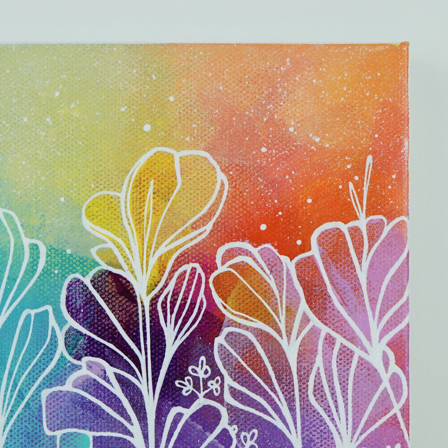 6"x6" Original Painting: "Abundant Bloom XXI"