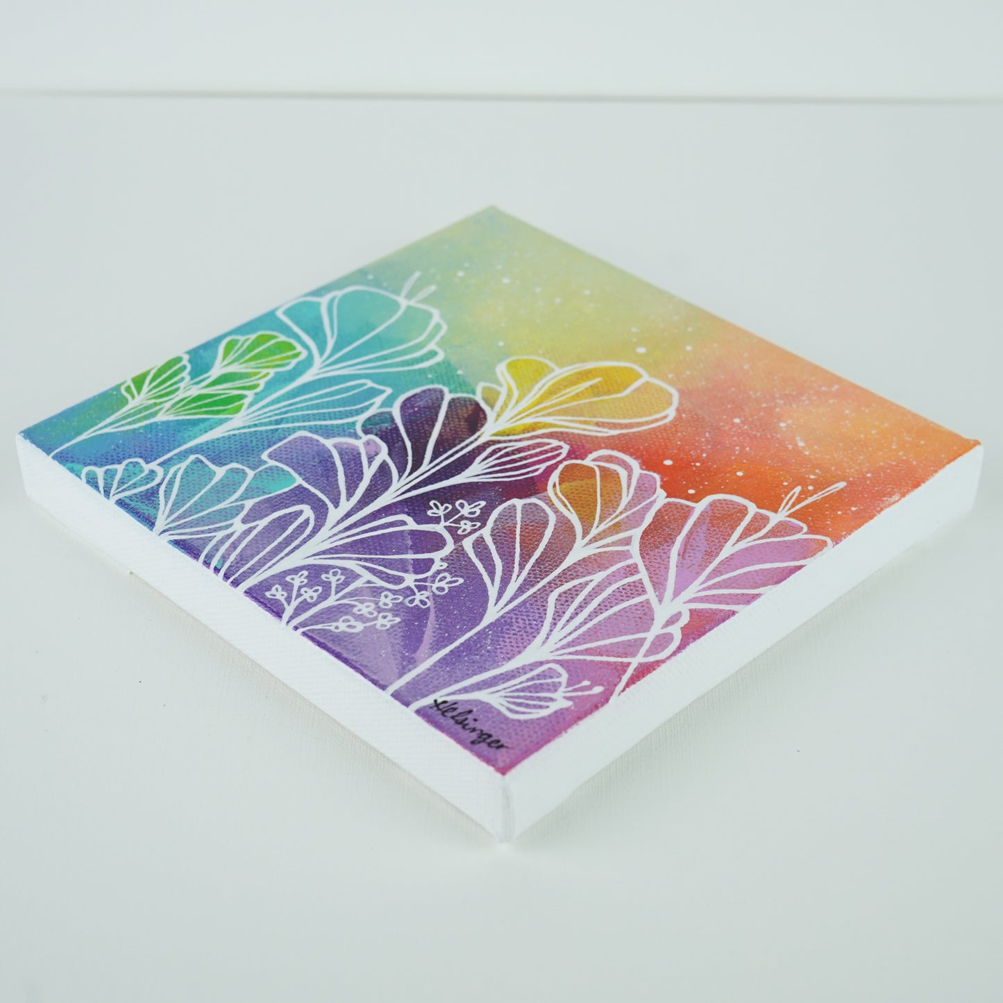 6"x6" Original Painting: "Abundant Bloom XXI"