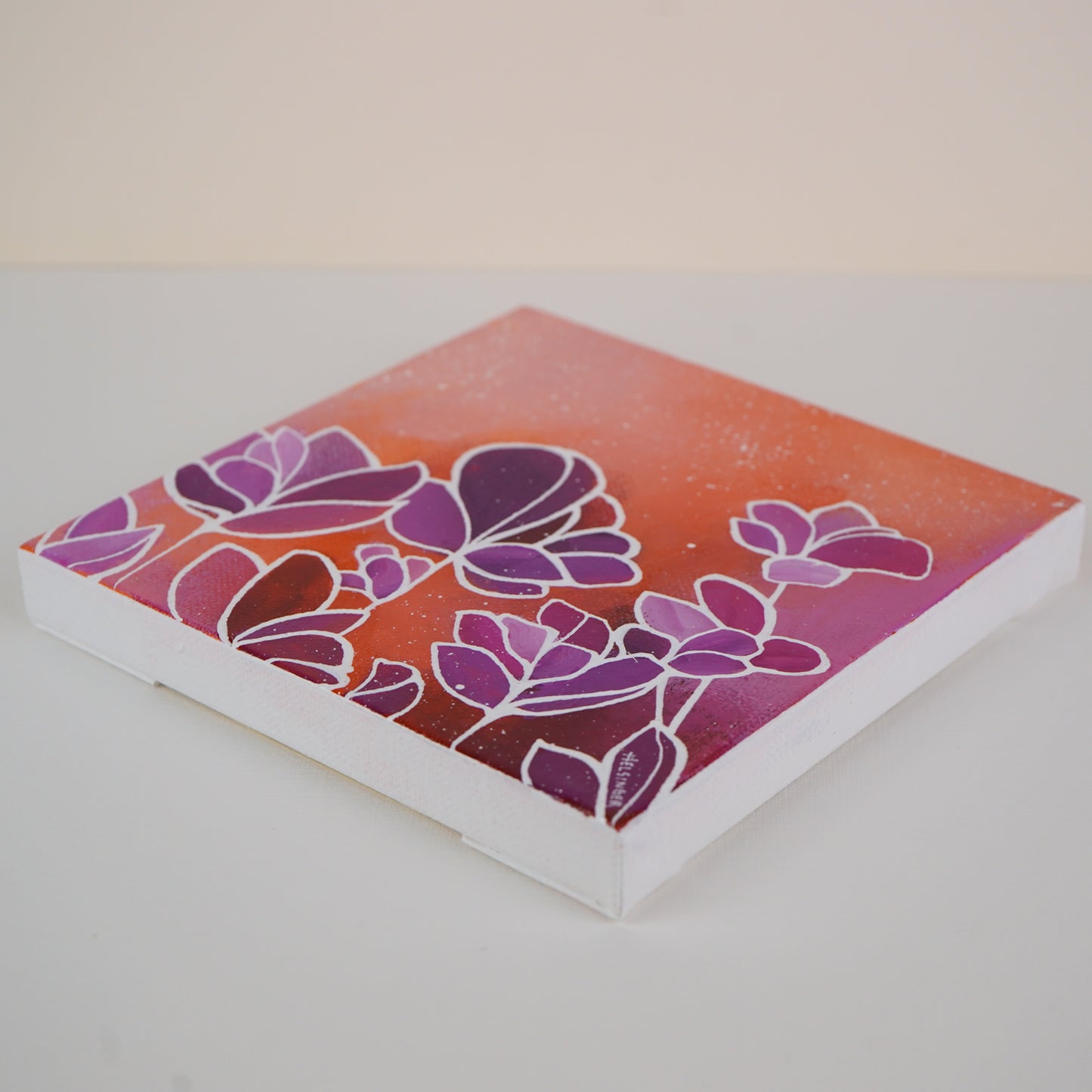 6"x6" Original Painting: "Abundant Bloom VIII"