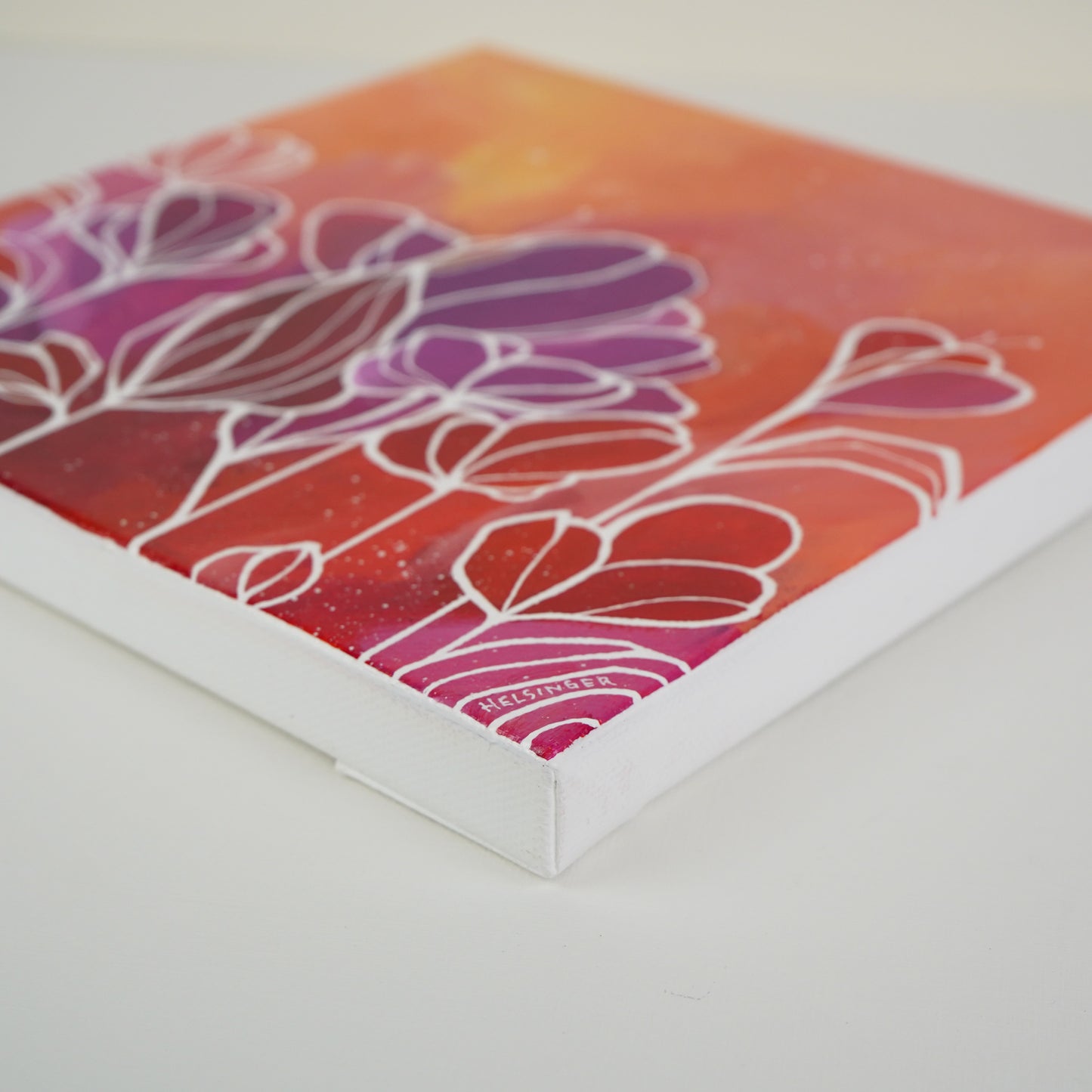 8"x8" Original Painting: "Abundant Bloom V"