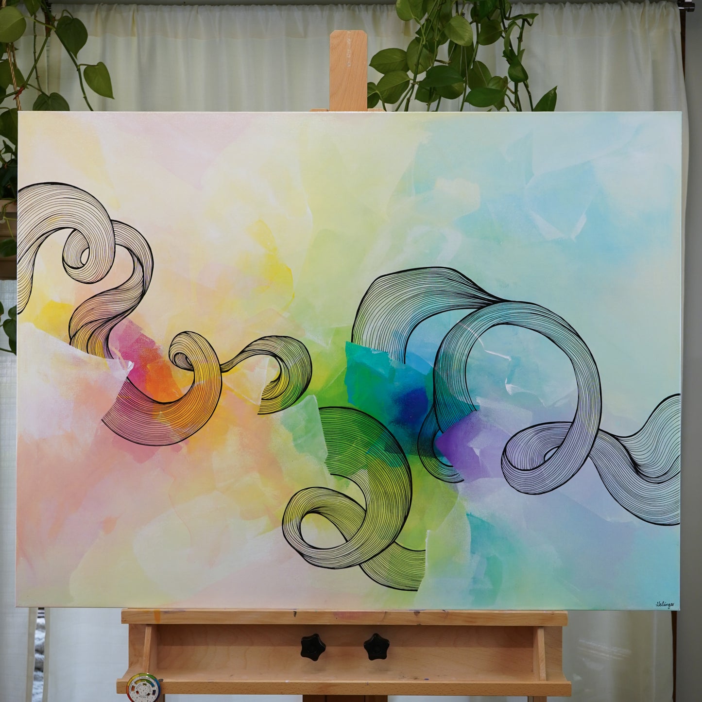 30"x40" Original Painting: "All That I Can Control III"
