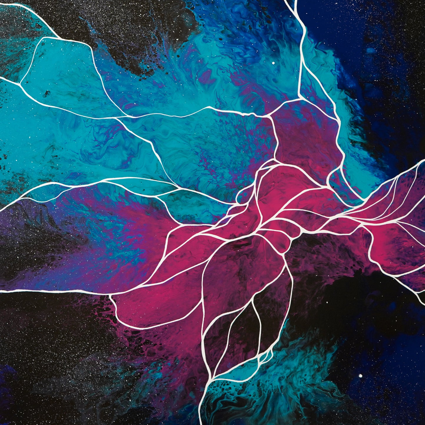 36"x48" Original Painting: "Darkness Revisited XIV"