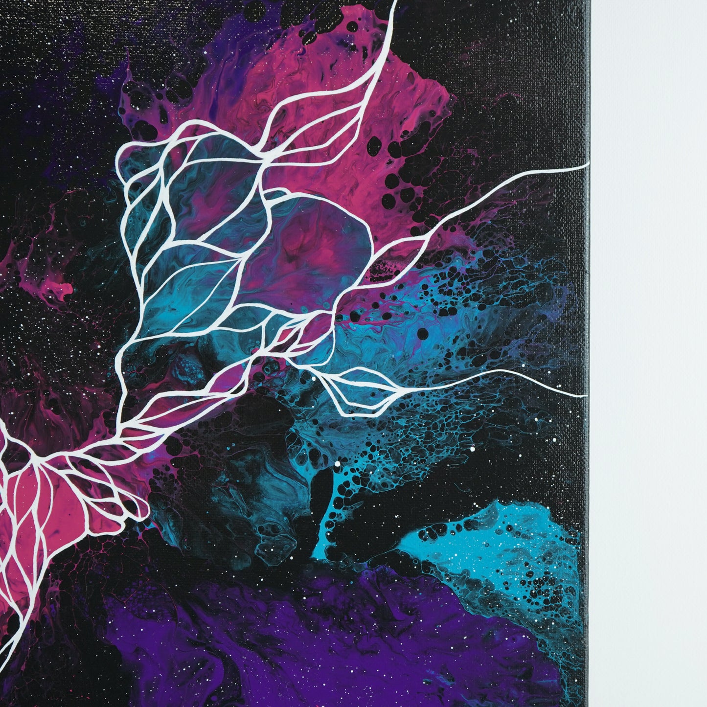 18"x18" Original Painting: "Darkness Revisited XVII"