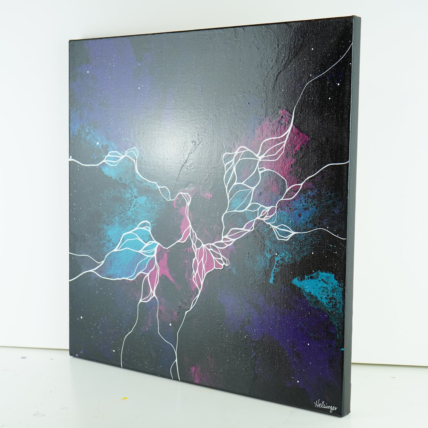18"x18" Original Painting: "Darkness Revisited XVII"