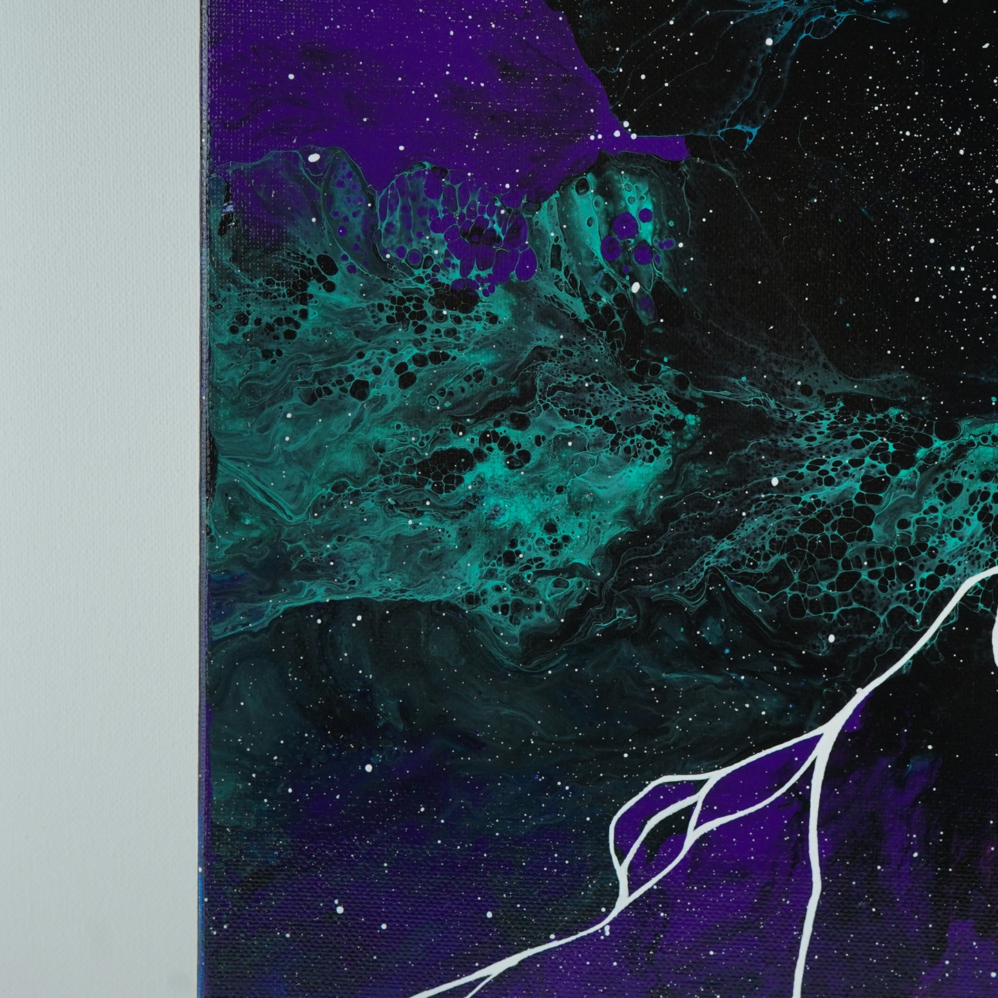 18"x18" Original Painting: "Darkness Revisited XVIII"