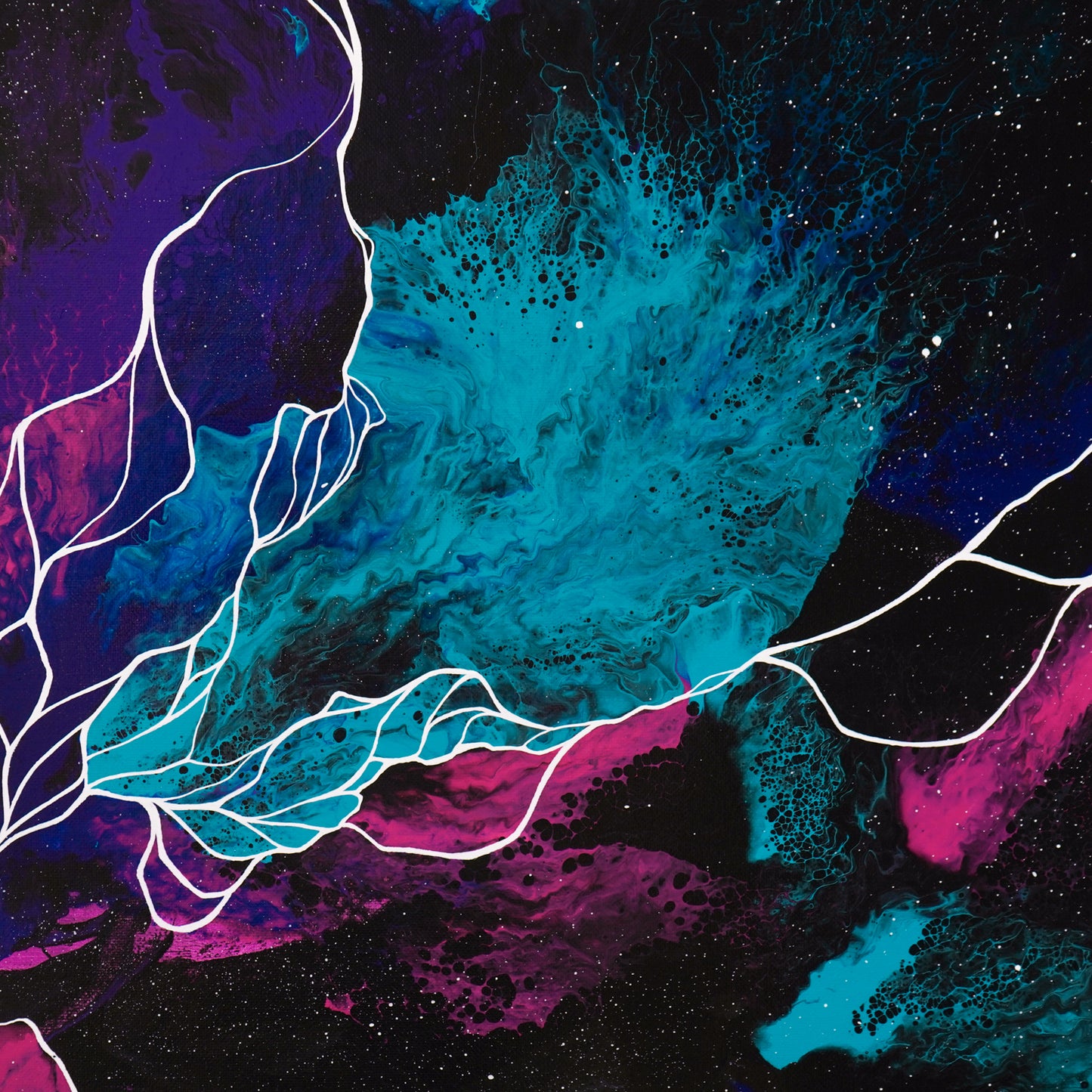 30"x40" Original Painting: "Darkness Revisited XV"