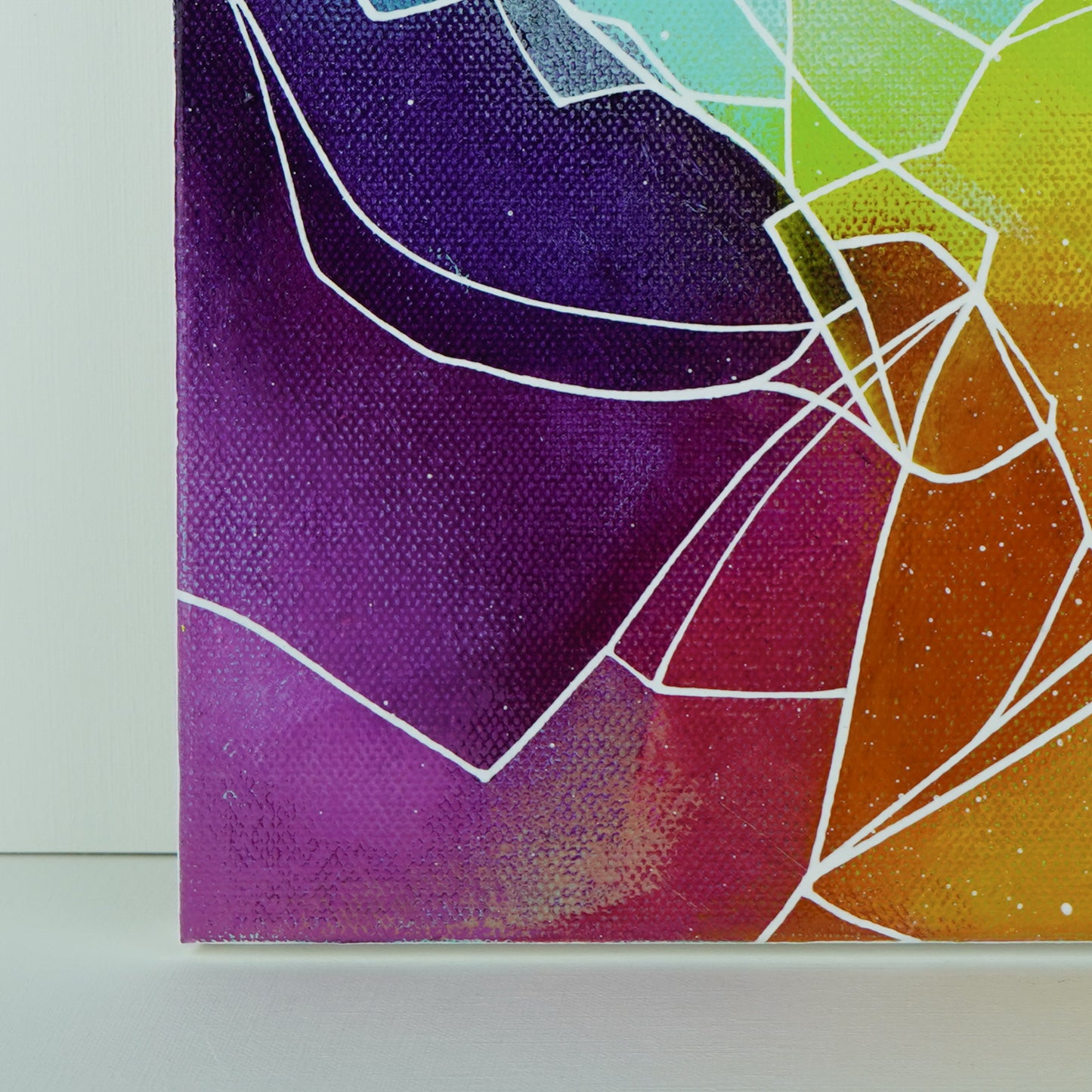 8"x8" Original Painting: "Defiance III"