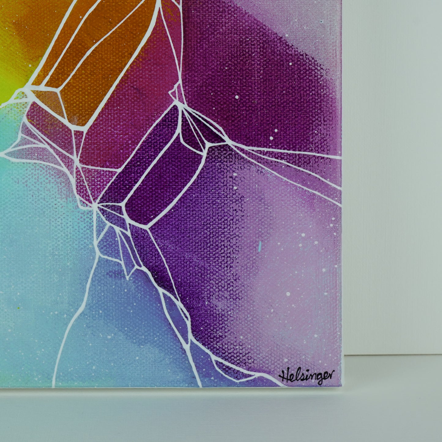 8"x8" Original Painting: "Defiance IV"