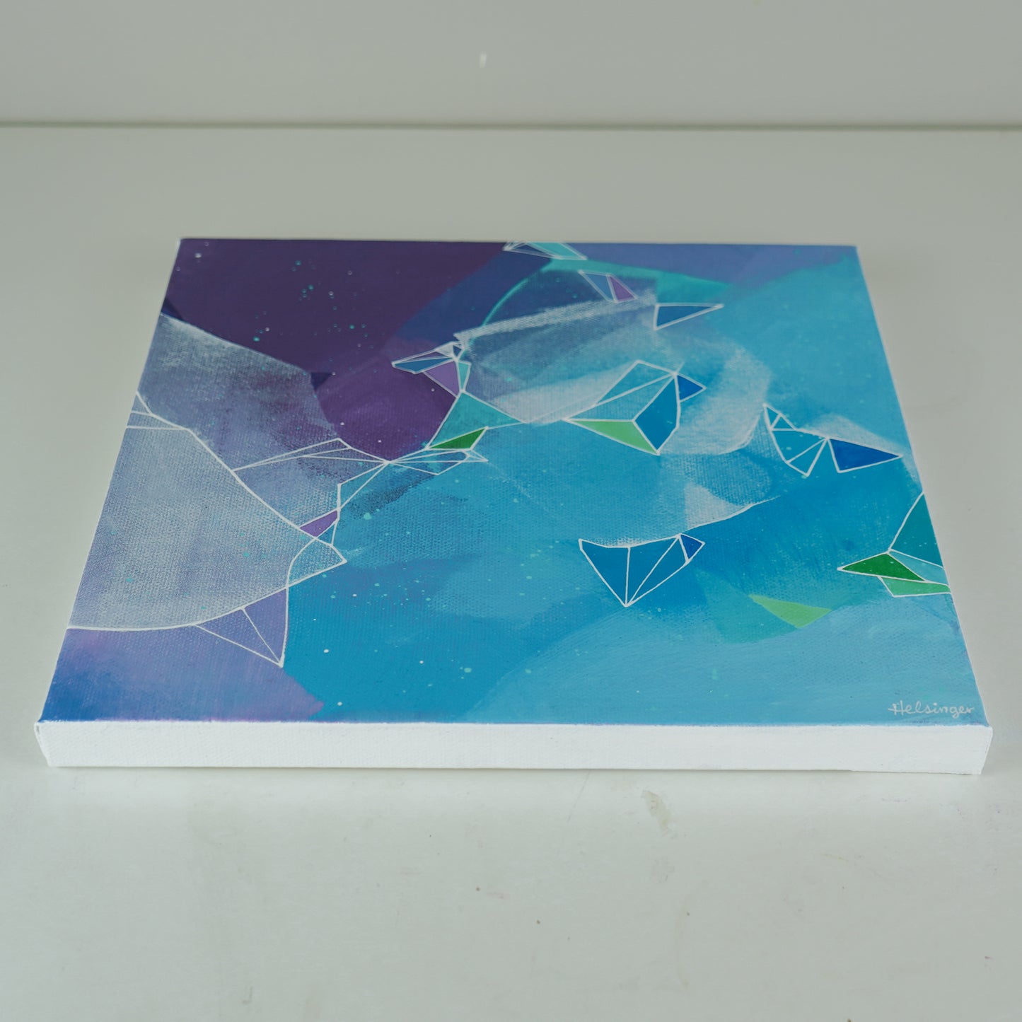 10"x10" Original Painting: "Fragments and Fractures III"