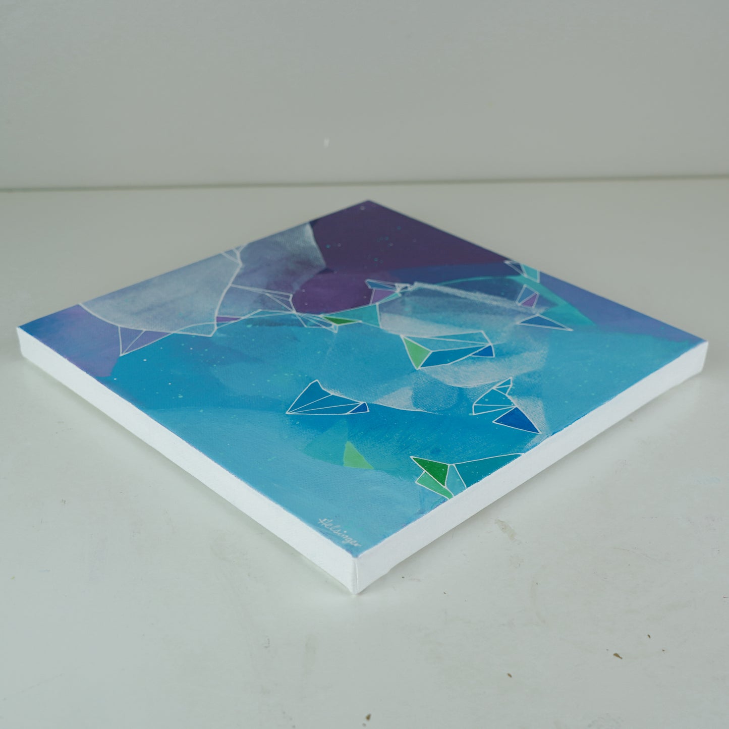 10"x10" Original Painting: "Fragments and Fractures III"