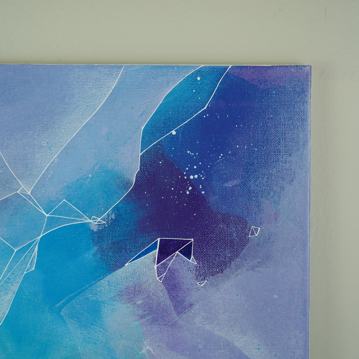 18"x18" Original Painting: "Fragments and Fractures II"