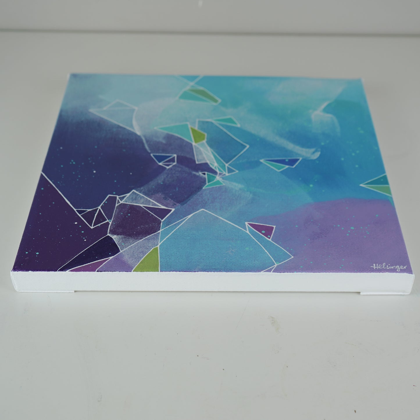 10"x10" Original Painting: "Fragments and Fractures IV"