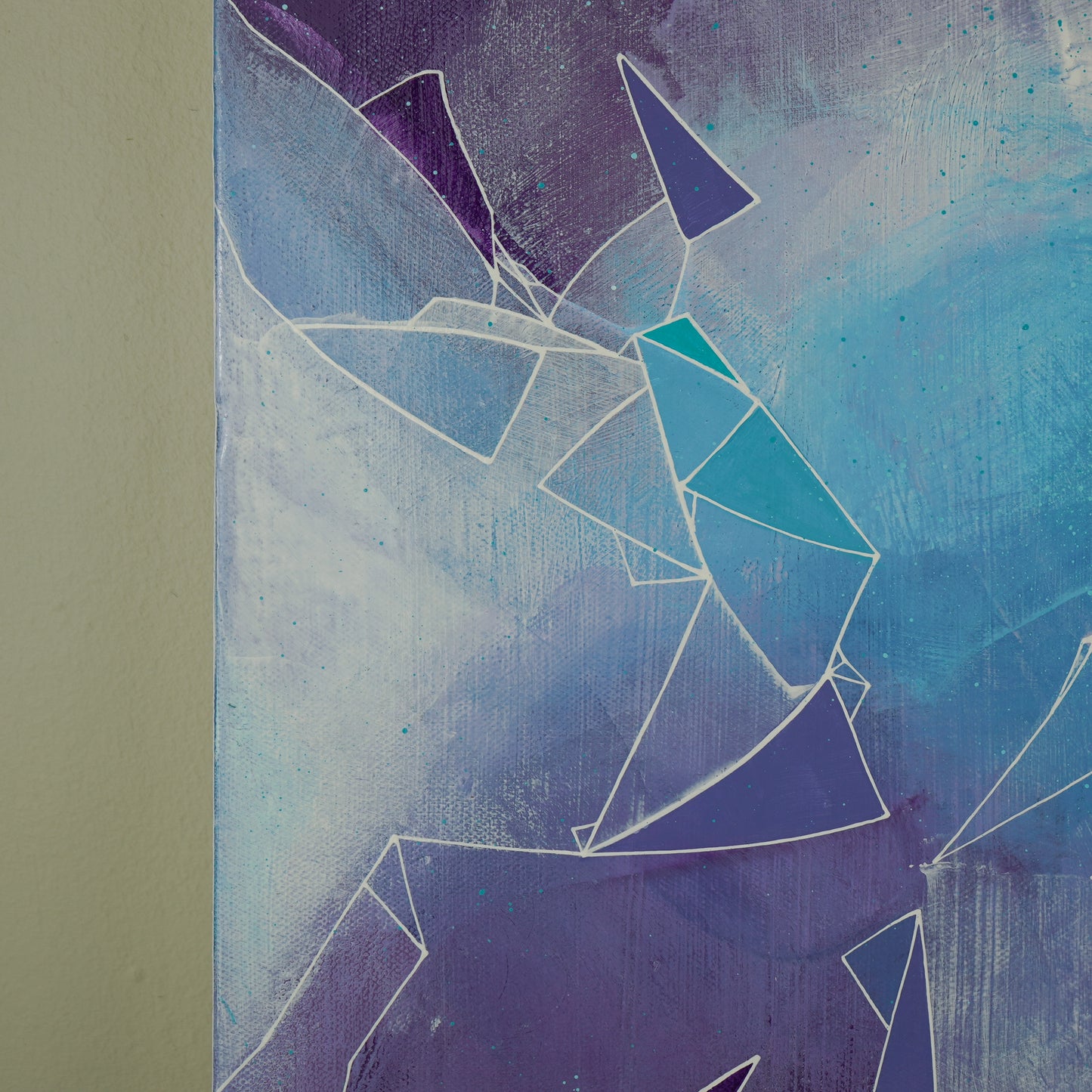 18"x18" Original Painting: "Fragments and Fractures I"