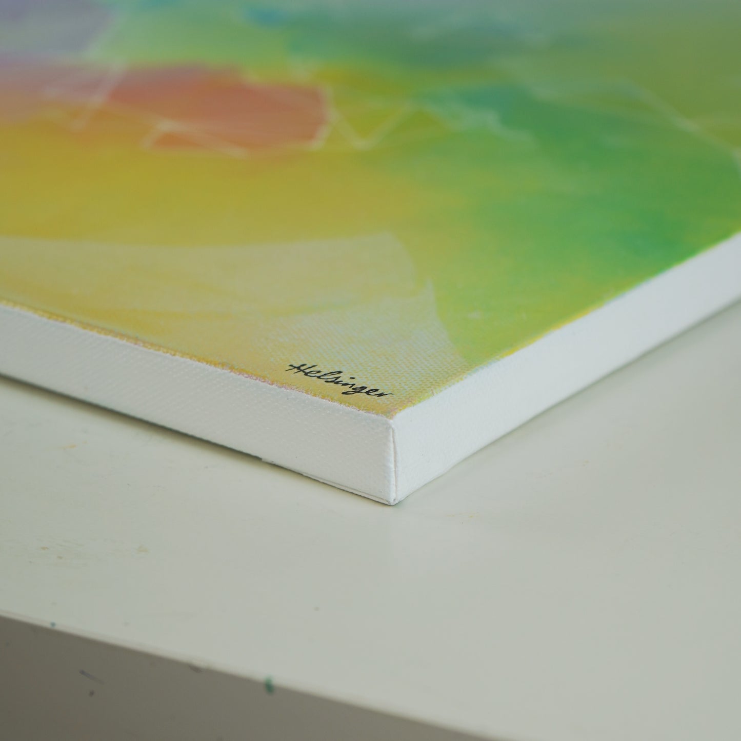 18"x18" Original Painting: "Full Spectrum Fragments and Fractures III"