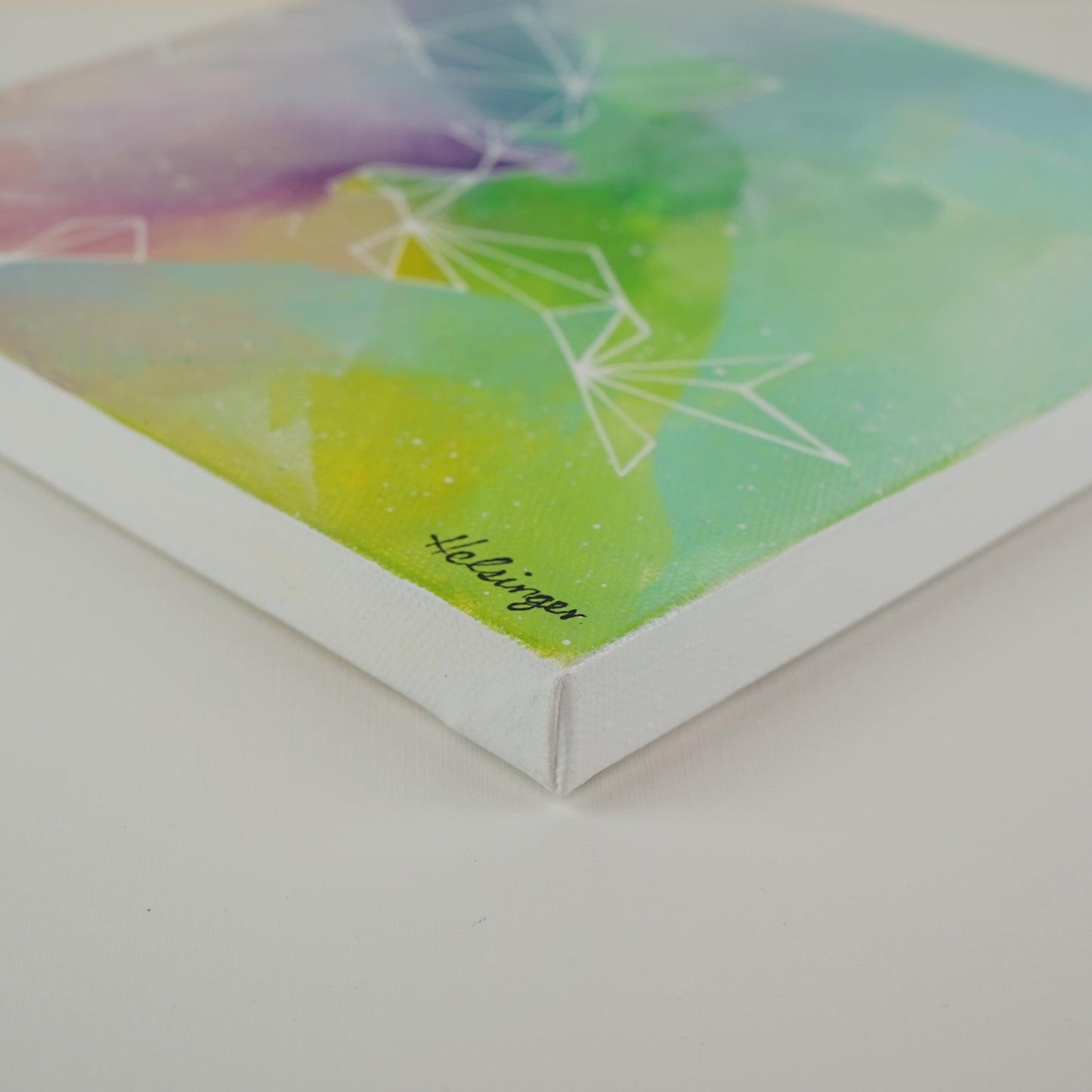 8"x8" Original Painting: "Full Spectrum Fragments and Fractures VI"