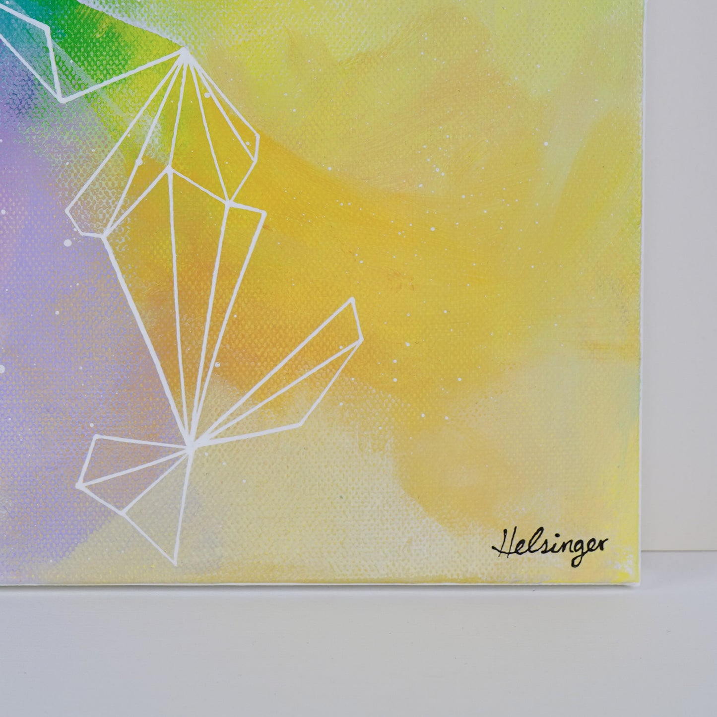 11"x14" Original Painting: "Full Spectrum Fragments and Fractures XI"