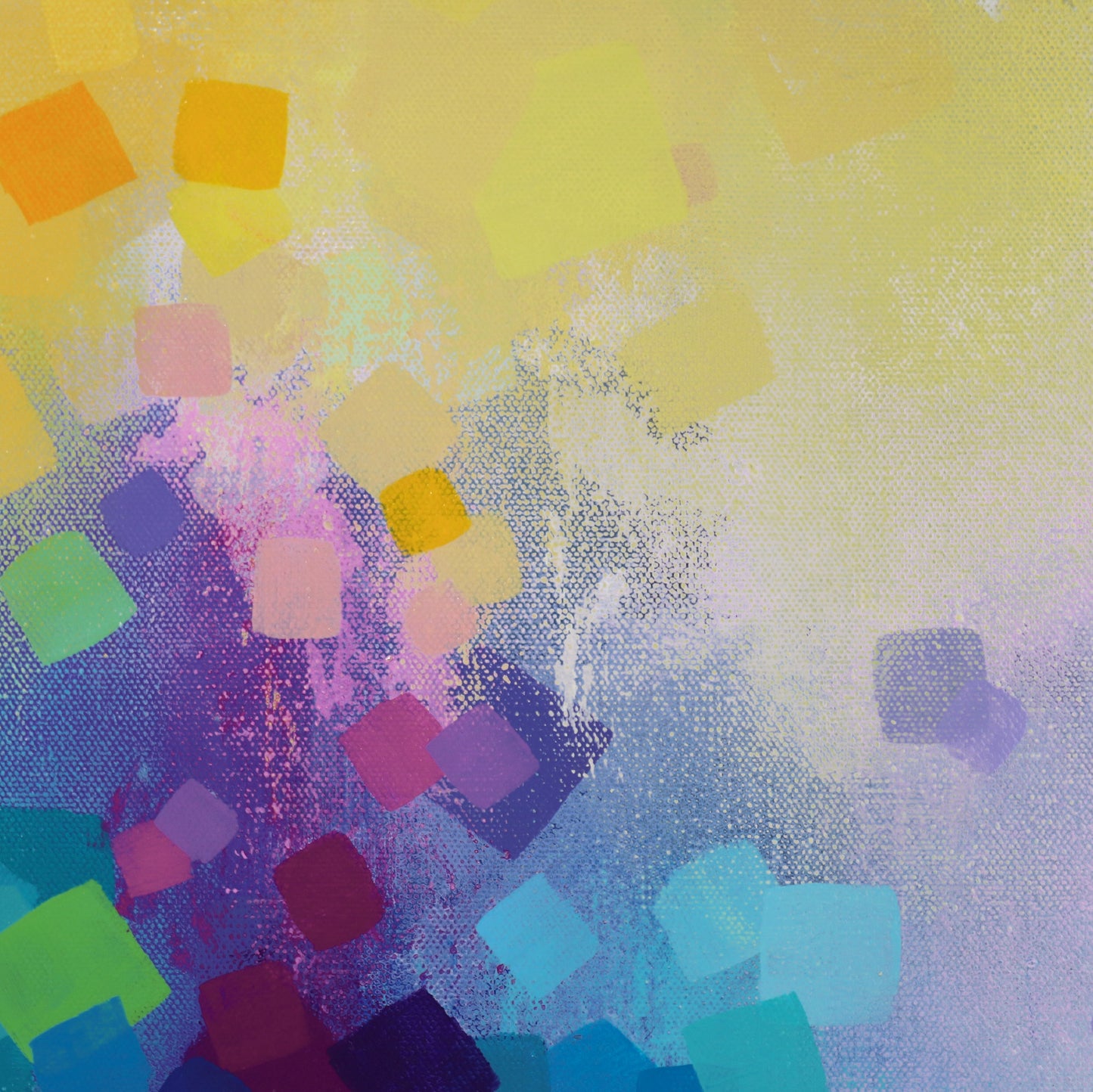 18"x18" Original Painting: "Materialized II"