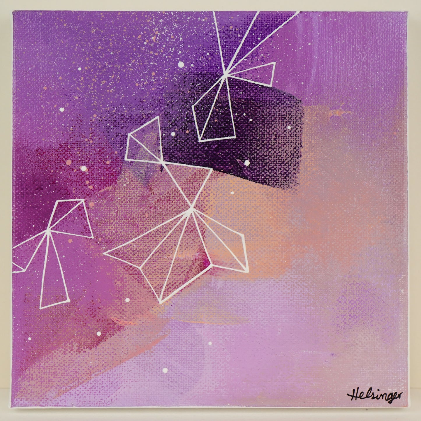 6"x6" Original Painting: "Mauve Musings VIII"