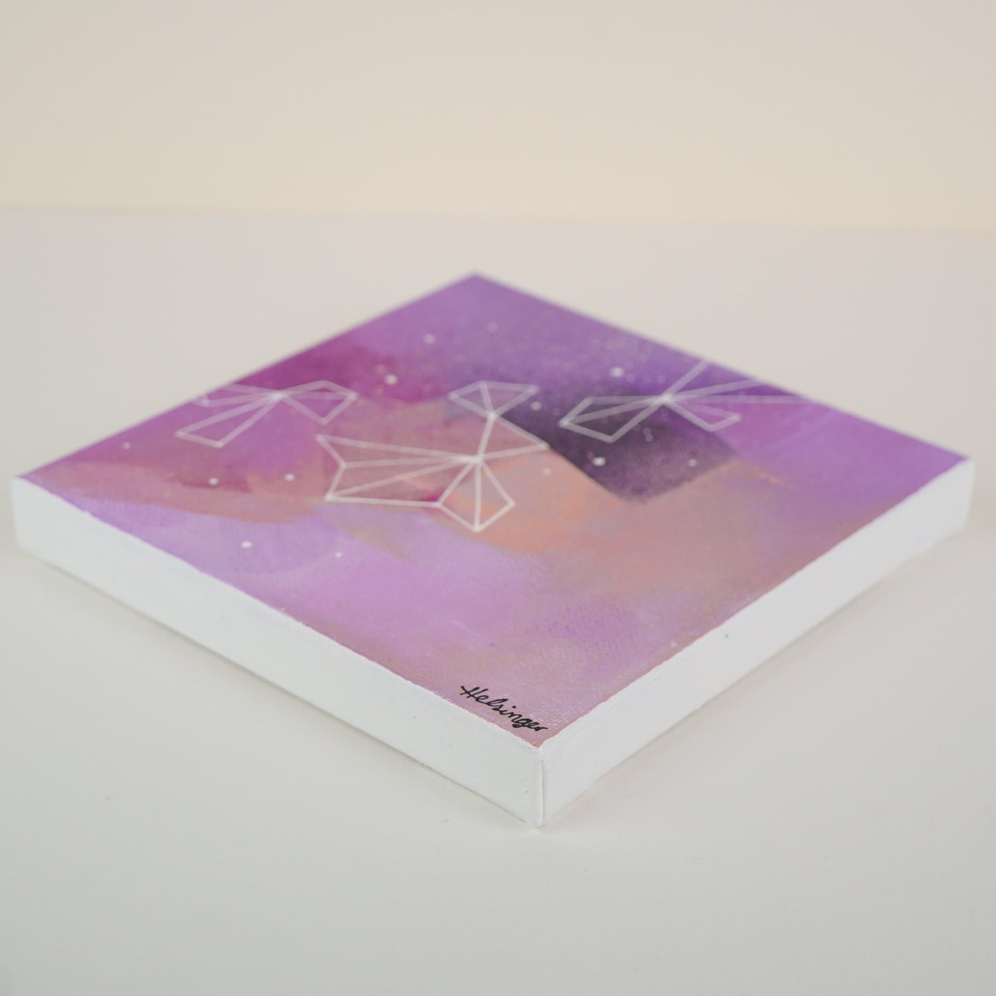 6"x6" Original Painting: "Mauve Musings VIII"
