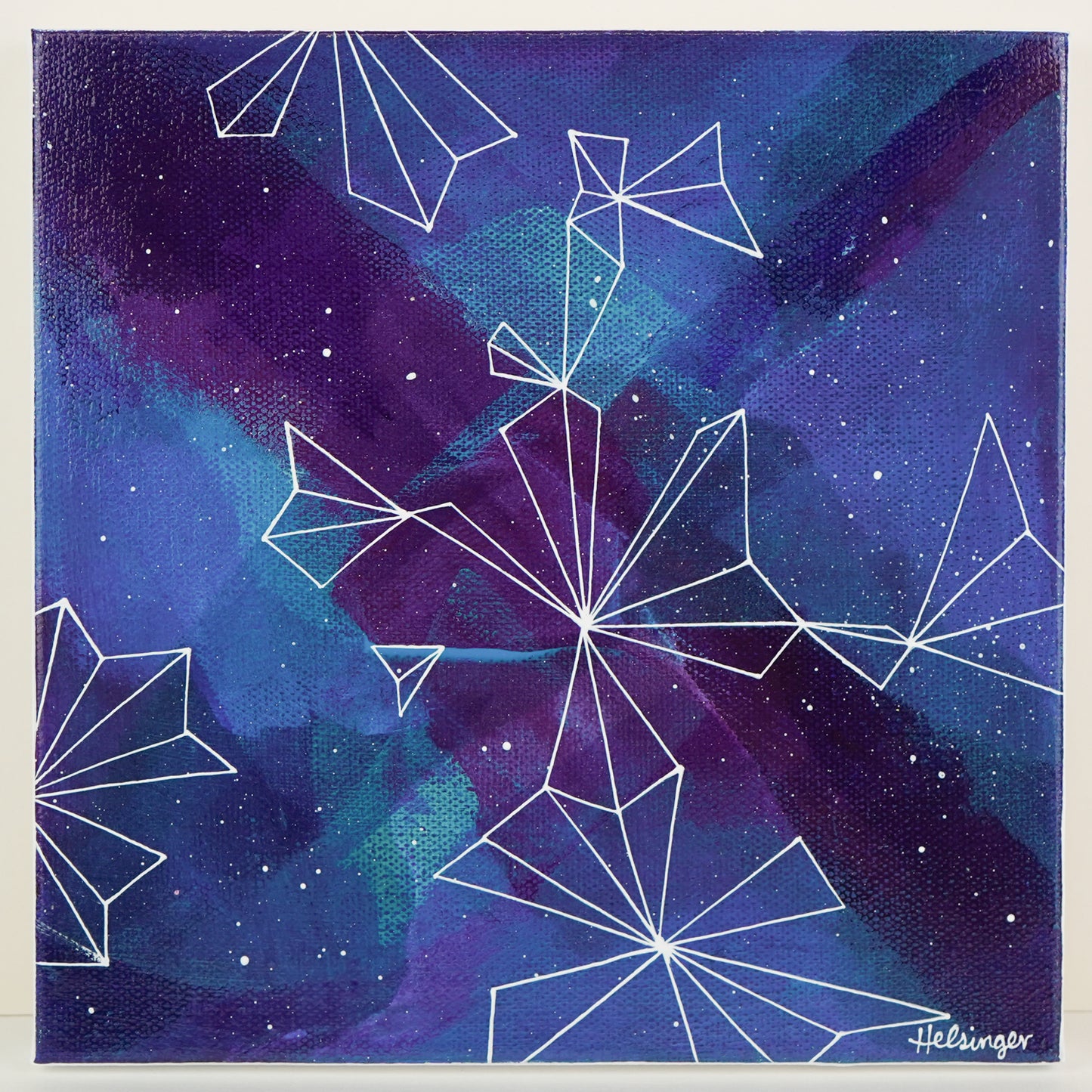 8"x8" Original Painting: "Midnight Musings IV"