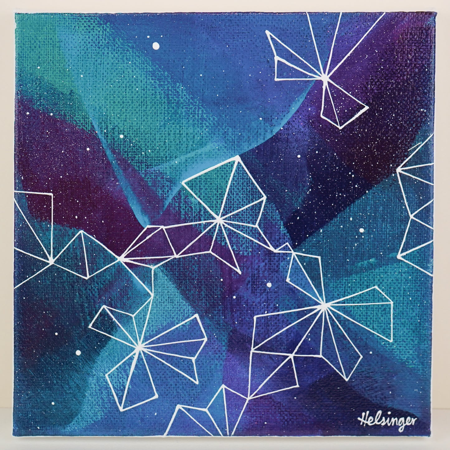 6"x6" Original Painting: "Midnight Musings IX"