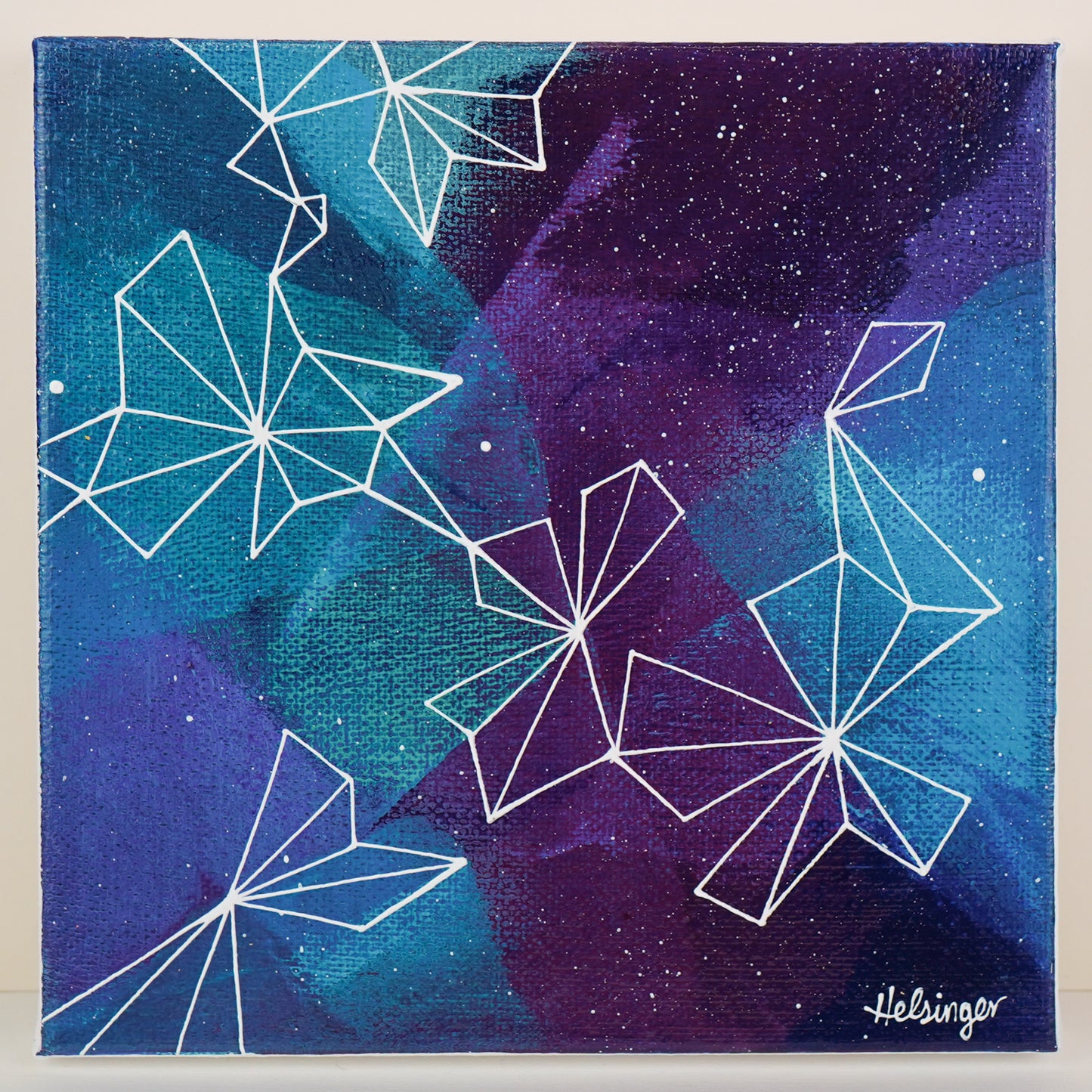 6"x6" Original Painting: "Midnight Musings VI"