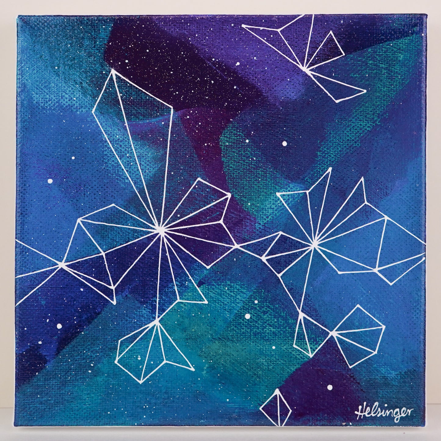 6"x6" Original Painting: "Midnight Musings VII"
