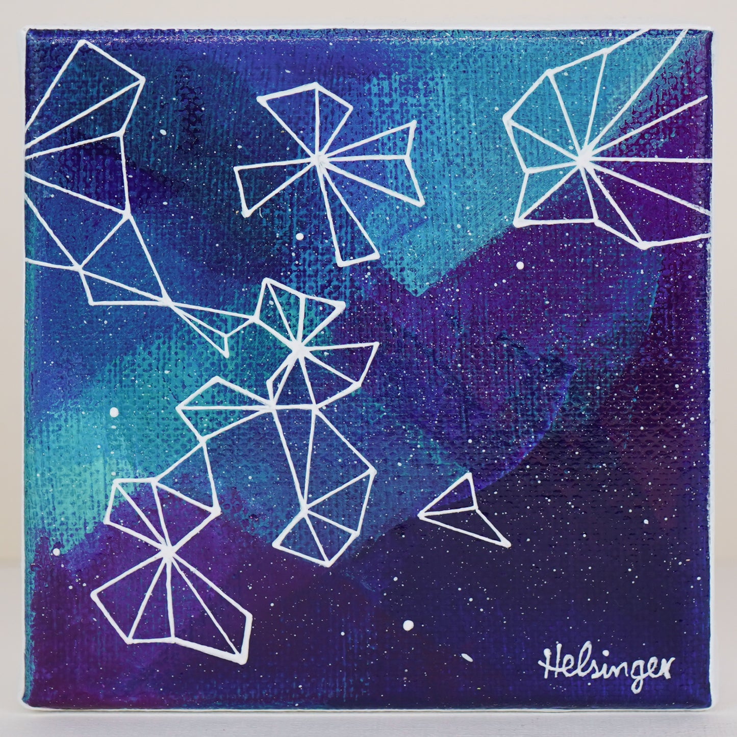 4"x4" Original Painting: "Midnight Musings XIII"