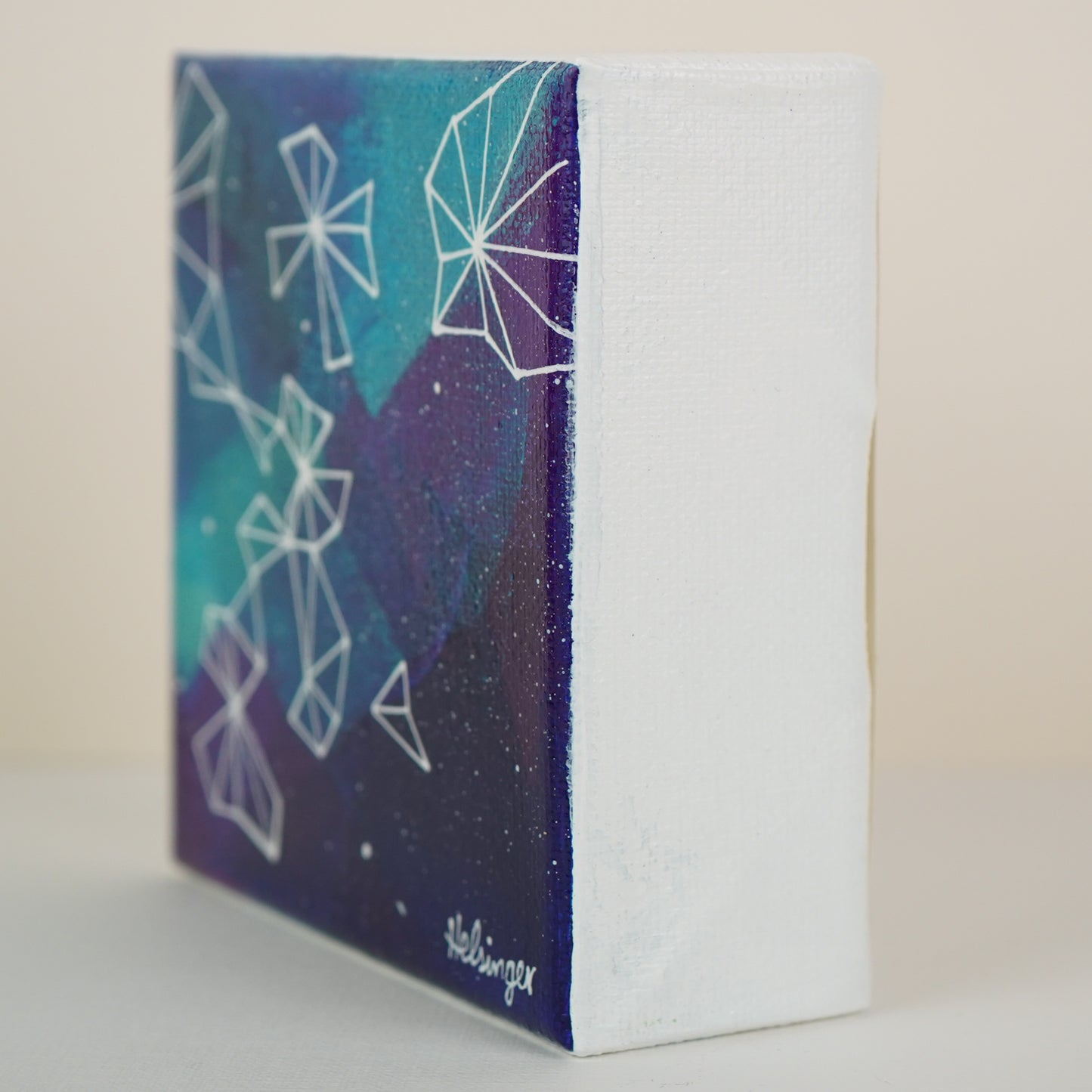 4"x4" Original Painting: "Midnight Musings XIII"