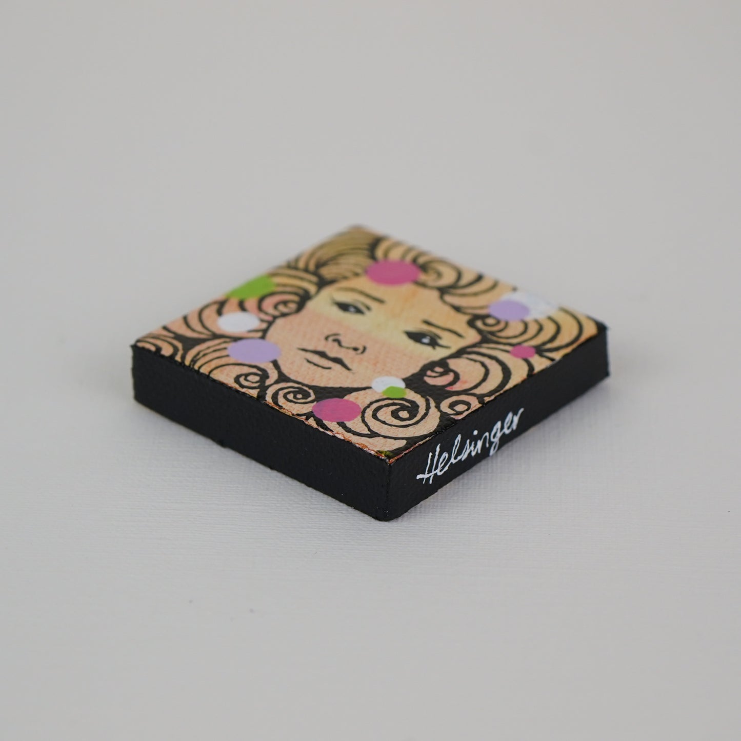 2"x2" Original Painting: "Mini Mask #3"