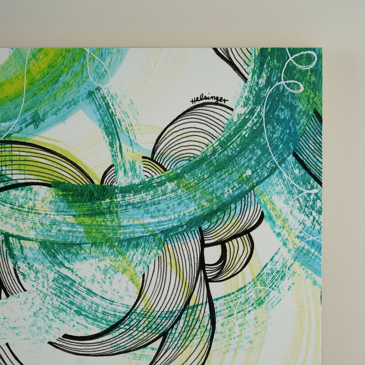 8"x10" Original Art on Cradled Wood Panel: "No 2501"