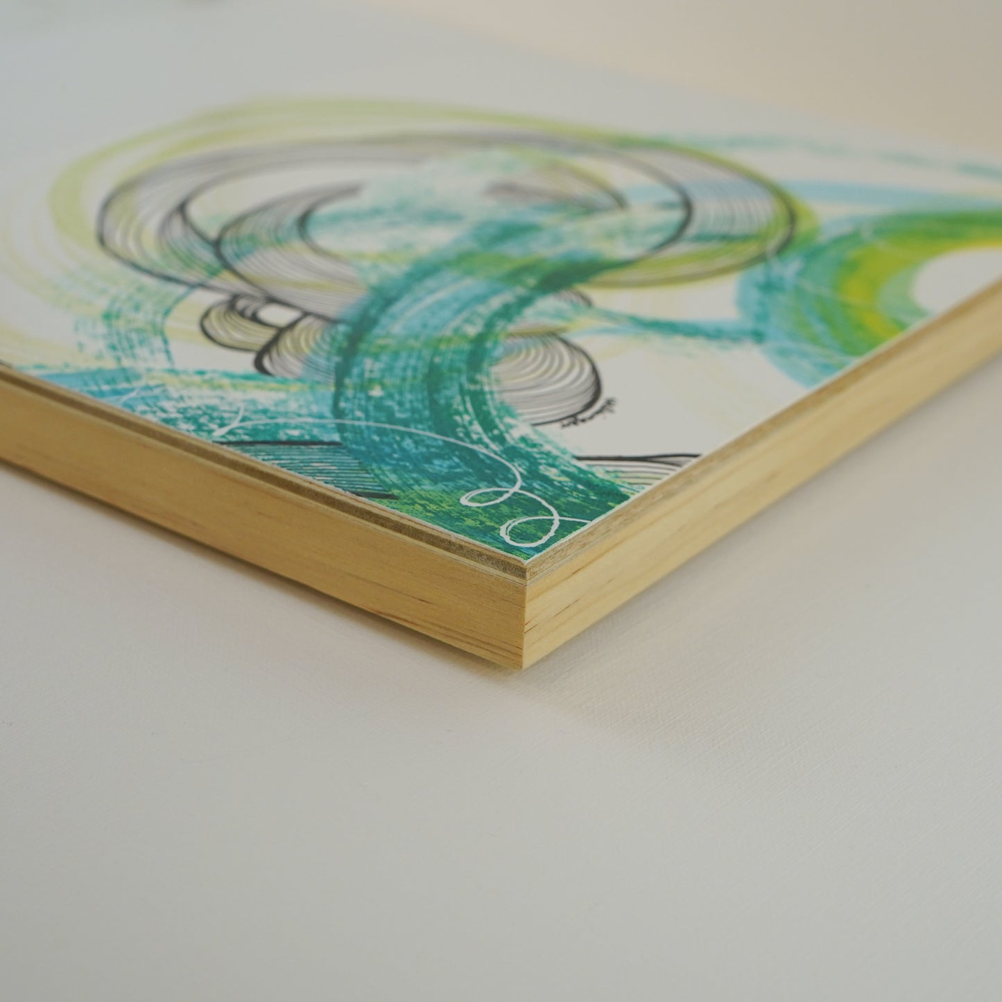8"x10" Original Art on Cradled Wood Panel: "No 2501"