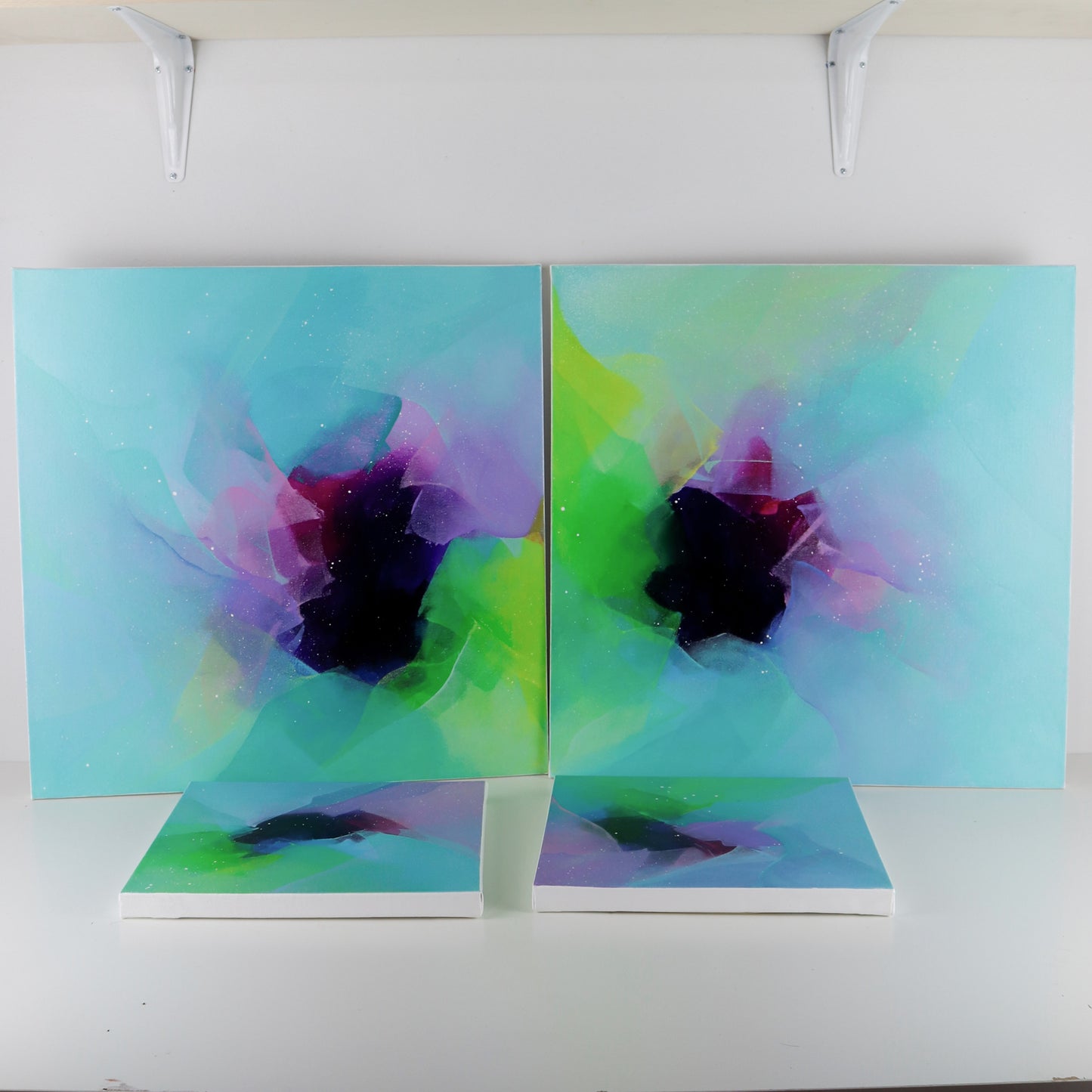 18"x18" Original Painting: "Paradise Portal III"