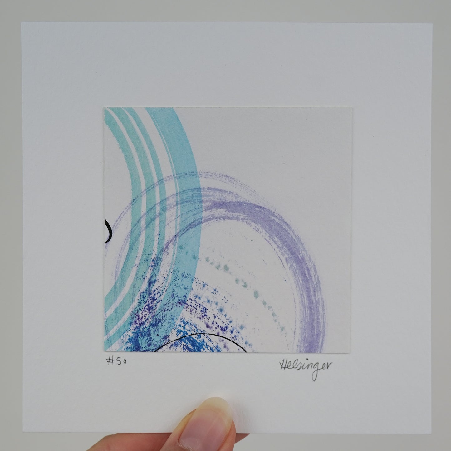 5"x5" Original Art: "Remnants No. 50"
