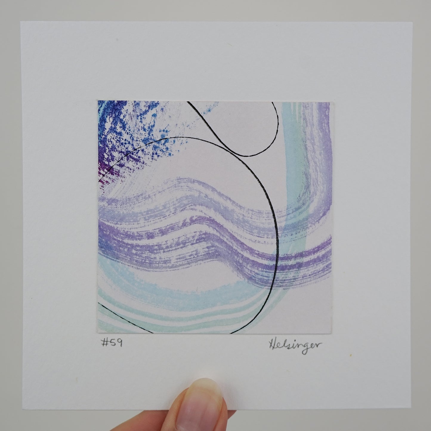 5"x5" Original Art: "Remnants No. 59"
