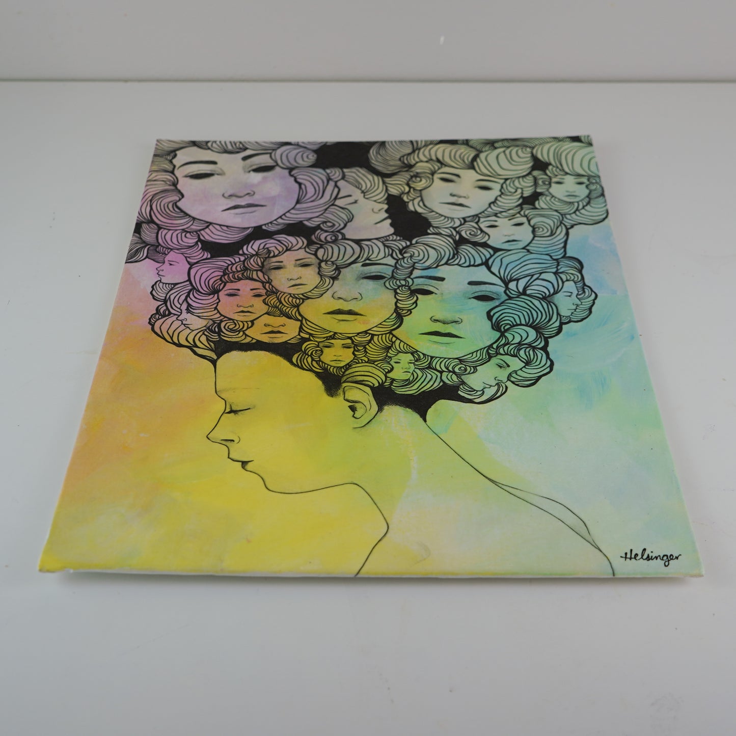 11"x14" Original Mixed Media: "Who do you want me to be? III"