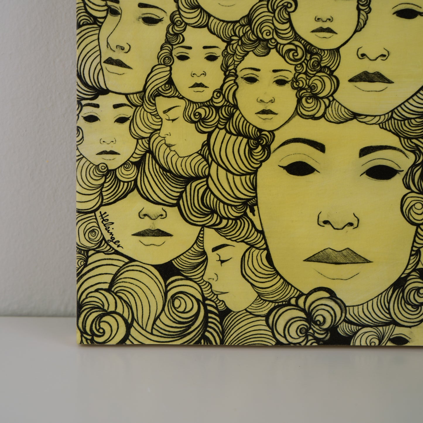 8"x10" Original Mixed Media: "Who do you want me to be? VII"