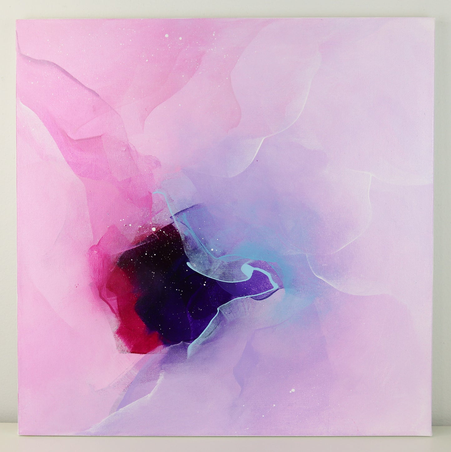 18"x18" Original Painting: "Lavender Portal III"