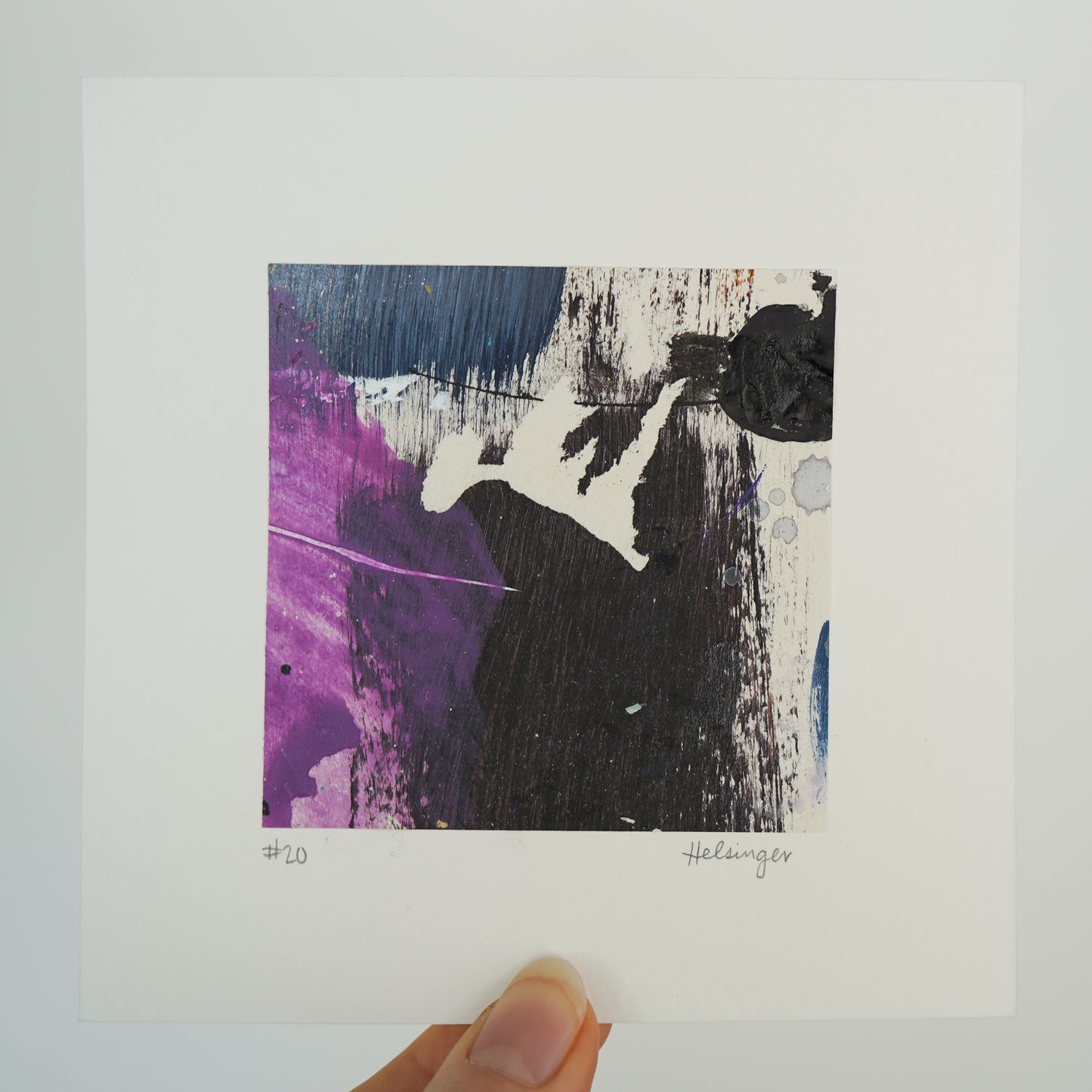 5"x5" Original Art: "A Piece of the Process No. 20"