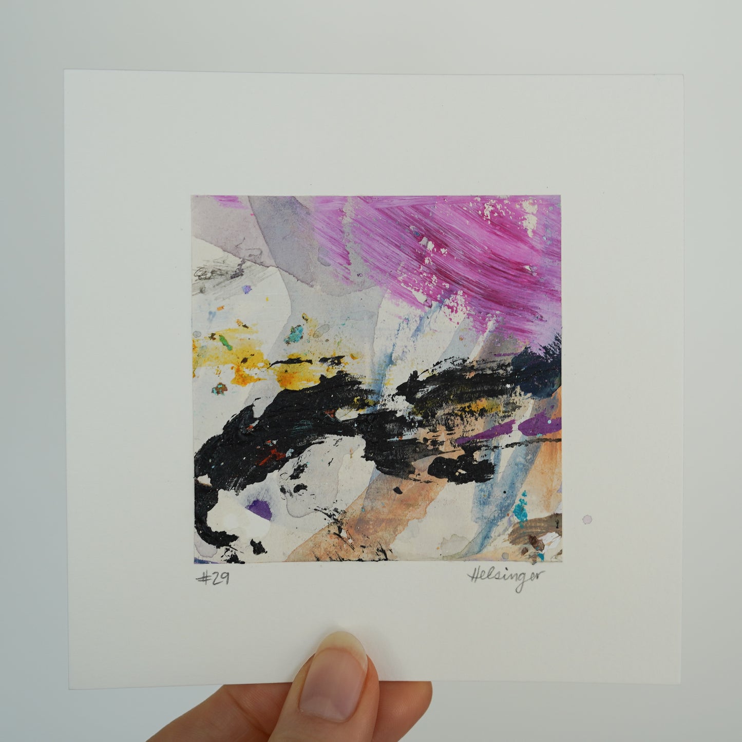 5"x5" Original Art: "A Piece of the Process No. 29"