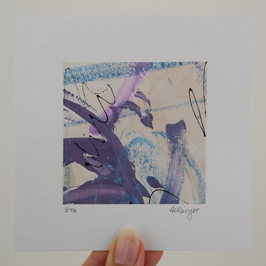 5"x5" Original Art: "A Piece of the Process No. 46"