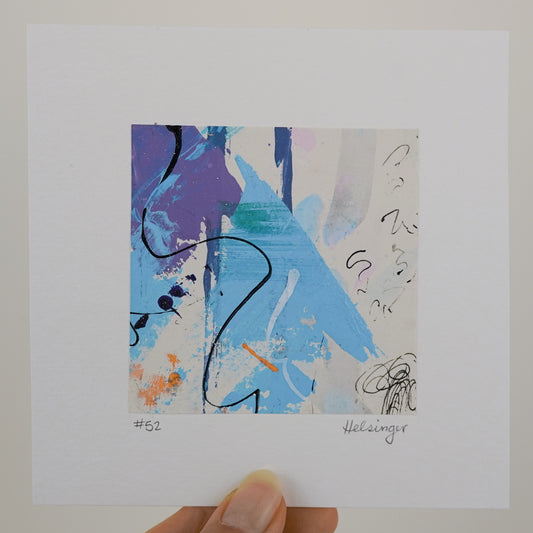 5"x5" Original Art: "A Piece of the Process No. 52"