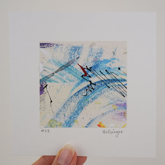 5"x5" Original Art: "A Piece of the Process No. 53"