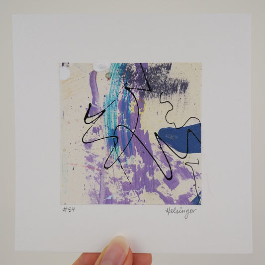 5"x5" Original Art: "A Piece of the Process No. 54"