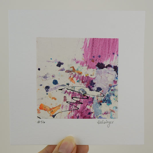 5"x5" Original Art: "A Piece of the Process No. 56"