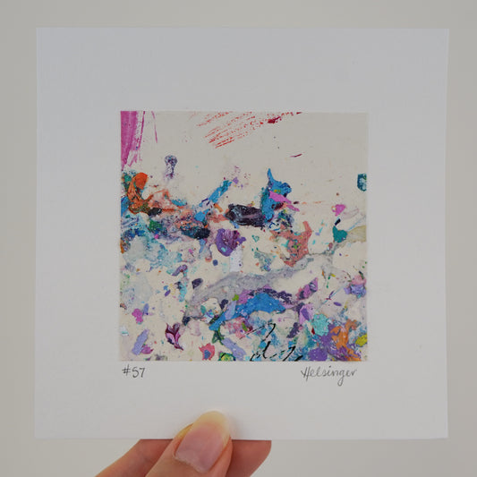 5"x5" Original Art: "A Piece of the Process No. 57"
