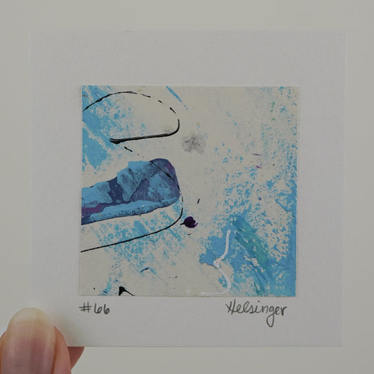 3"x3" Original Art: "A Piece of the Process No. 66"
